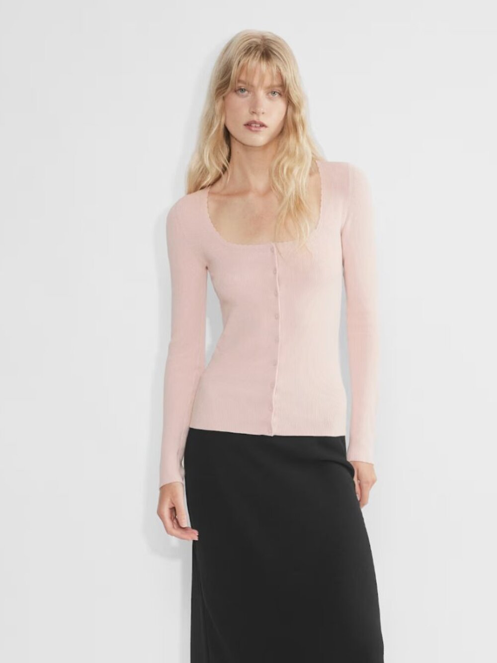 Aritzia Wilfred Lafleur Cardigan - Bow Pink